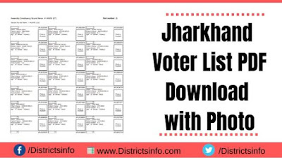 Jharkhand Voter List PDF Download with Photo