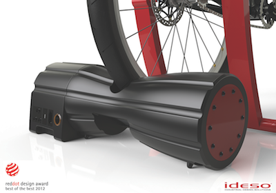 http://bicycledesign.net/2012/11/powerpac-a-pedal-powered-charging-unit-by-ideso/ 