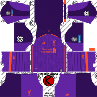  Yang akan saya share kali ini adalah termasuk kedalam home kits Released, Liverpool FC 2018/19 Kit - Dream League Soccer Kits