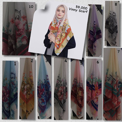 scarf zoya, segiempat zoya, kerudung zoya terbaru, koleksi terbaru zoya 2018