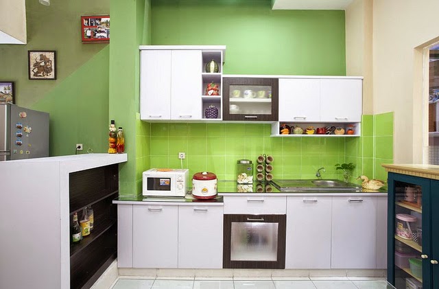 Desain Keramik  Dinding  Dapur  Minimalis Indah dan Bersih