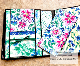 Nigezza Creates. Stampin' Up!® Garden Impressions Mini Album Part 3: Photo Mats & Pocket Inserts