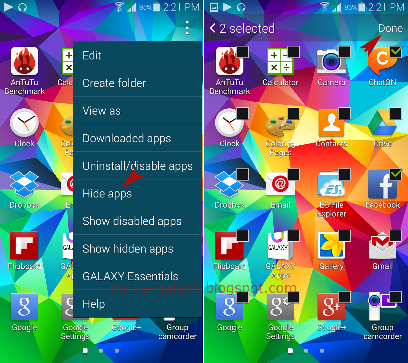 Inside Galaxy: Samsung Galaxy S5: How to Hide or Show ...