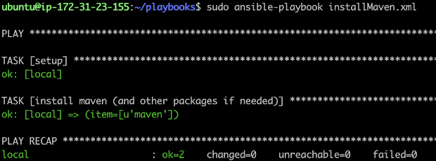 Install Maven using Ansible playbook on Ubuntu - Install Maven on Ubuntu using Ansible playbook