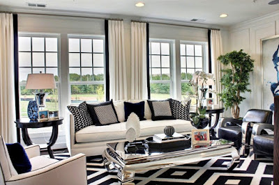 black and white living room decorating ideas