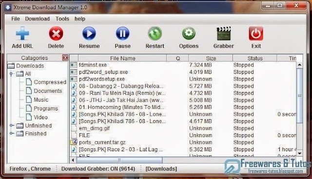 Xtreme Download Manager : un gestionnaire de téléchargement open source et léger