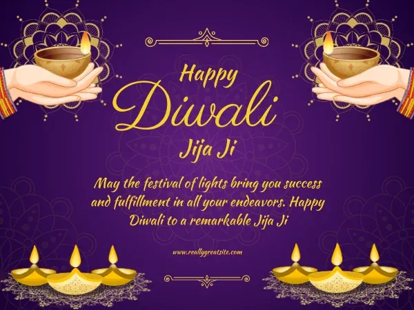Happy Diwali 2023 Messages for Jija