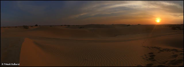 Sunset at Thar Desert