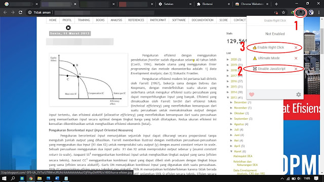 Cara Copy Paste Tulisan Atau Artikel Pada Website Atau Blog Yang Di Proteksi.