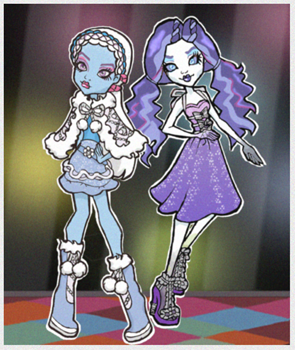   Dance on Monster High  Fan Art De Spectra Y Abbey Dawn Of The Dance