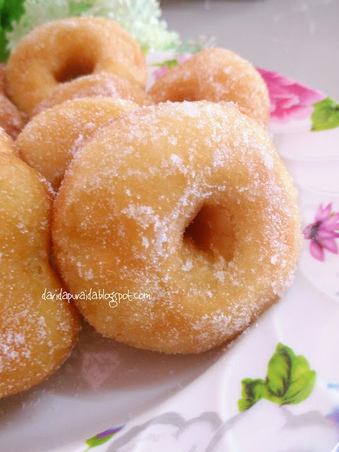 Dari Dapur Aida: Donut Gebu Paling senang tanpa uli