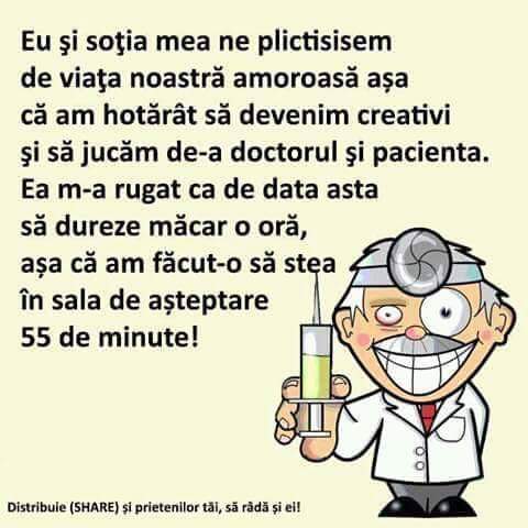 Joaca dea doctorul si pacienta