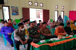 Babinsa se Kecamatan Bunguran Tengah Menghadiri Koordinasi Forum GERMAS Tingkat Kecamatan 