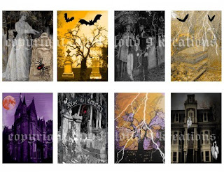 halloween digital graveyard background