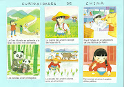 En el mapa de Asia, vemos a China de color naranja, (libro asia )