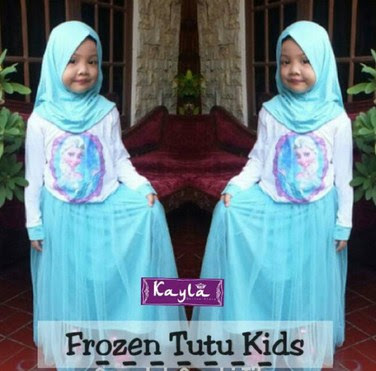 25 Model Baju  Muslim  Frozen  Untuk Anak  Perempuan 2021 