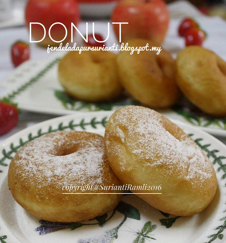 Jom masak: Donut yang kekal gebu