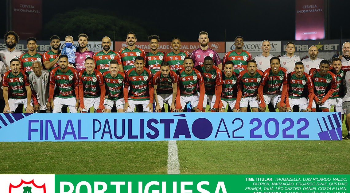 Portuguesa Campeã Paulista Série A2 2022 - Edição dos Campeões