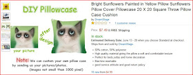 Amazon Seller DreamStage selling my copyrighted art Bright Sunflowers