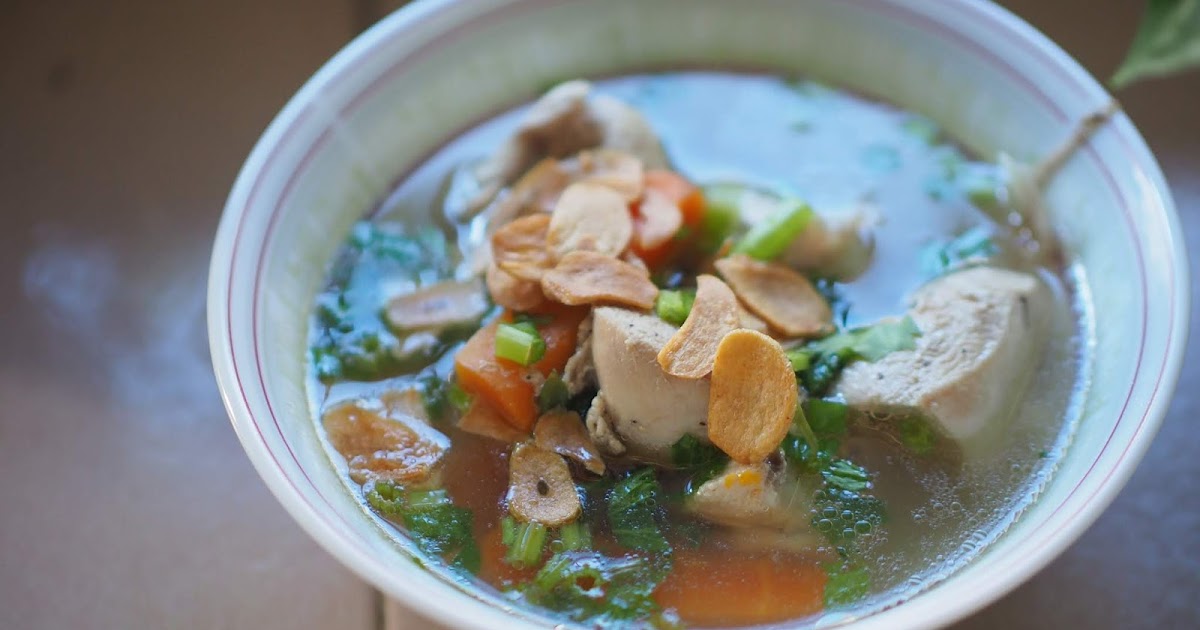 Nanyfadhly: Resepi Sup Ayam Tanpa Minyak Yang Confirm 