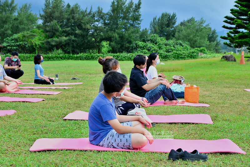 東北角福隆生活節,沙雕瑜伽體驗,福隆戶外瑜伽