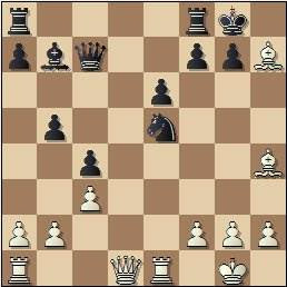 Partida de ajedrez Velat vs Cifuentes, Madrid 1950, posición después de 18.Axh7+