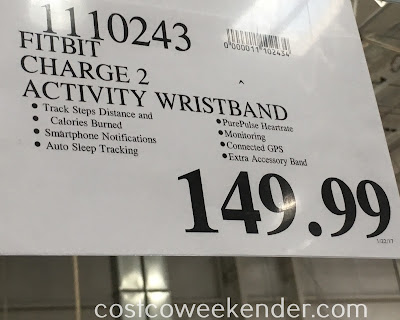 Deal for the Fitbit Charge 2 Heart Rate + Fitness Wristband at Costco