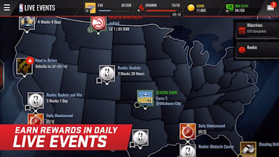 NBA LIVE Mobile v1.2.4 MOD APK Terbaru 2016