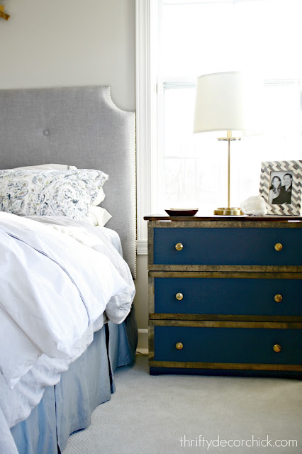 Small dresser as nightstand