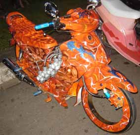 Modifikasi Jupiter Orange terpopuler