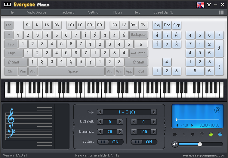 Memainkan Piano di PC dengan Aplikasi Everyone Piano 1.7.1.12 - Gratis