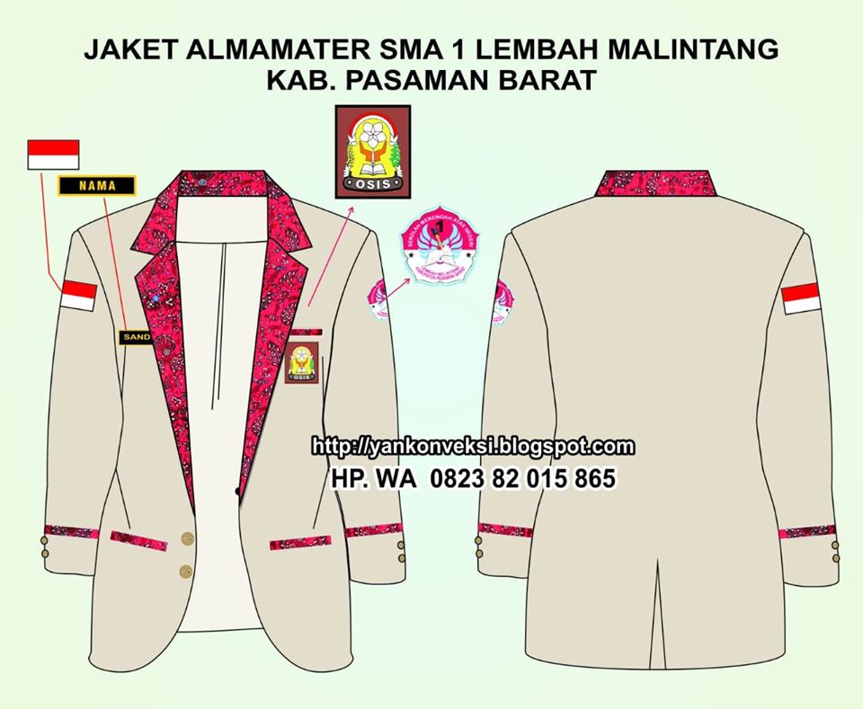 JAKET ALMAMATER OSIS