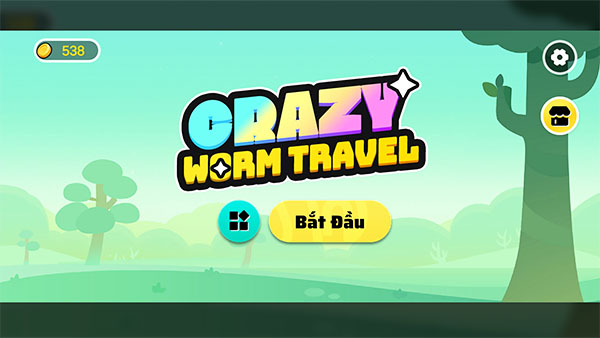Crazy Worm Travel - trò chơi rắn phiêu lưu cổ điển a2