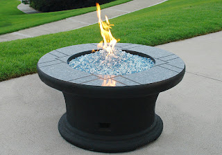Elegant Granite Fire Pit Tables