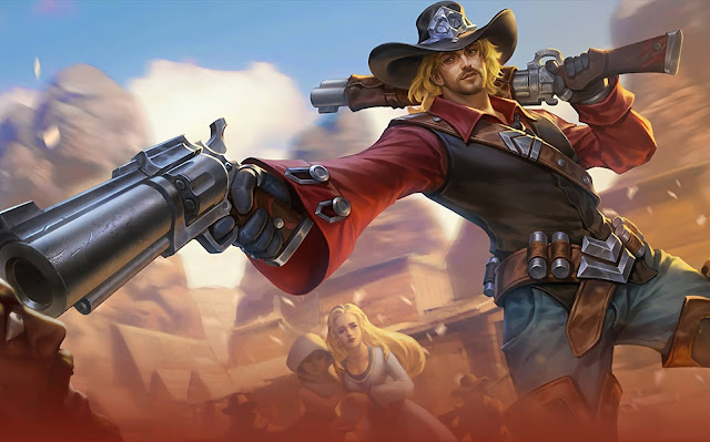 Clint Wild Wanderer Heroes Marksman of Skins Mobile Legends Wallpaper HD for PC