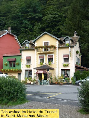 Hotel du Tunnel St.Marie aux Mines am Beginn Route des Cretes