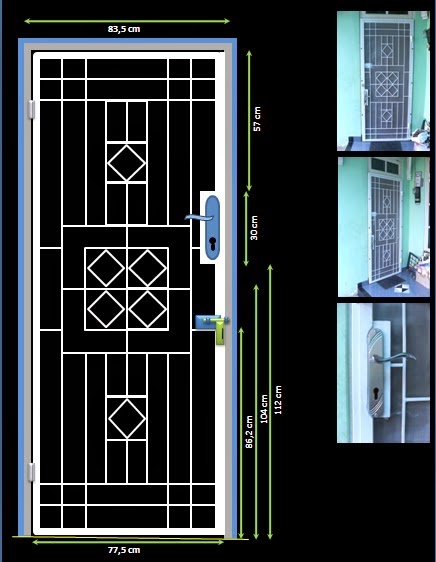 rumahmewah2019 Desain Pintu  Besi Minimalis Images