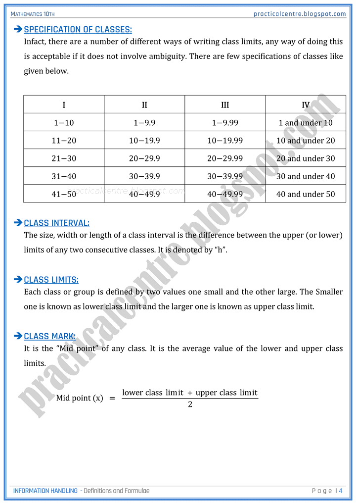 information-handling-definitions-and-formulas-mathematics-10th