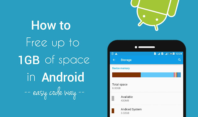 Free space in Android internal memory