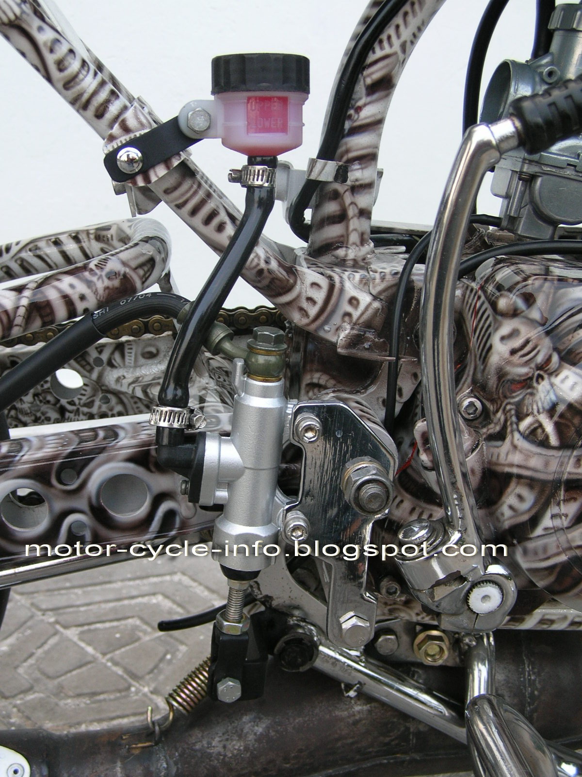 Motor Motoran Modif YAMAHA RX KING Airbrush Extreme
