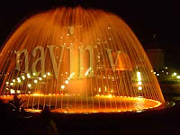 Dome Fountain of Evershine park at Mumbai in India