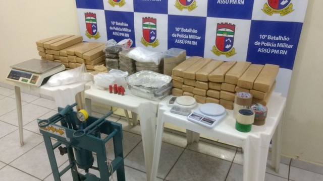 PM apreende quase 90 quilos de drogas no interior do RN