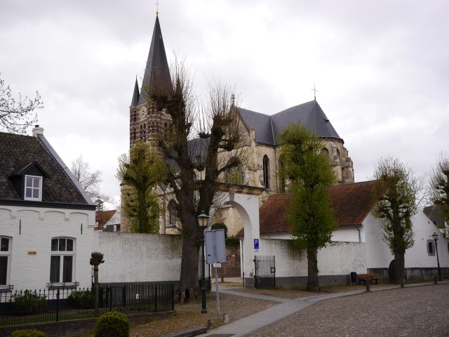 Thorn, gezicht op Abdijkerk