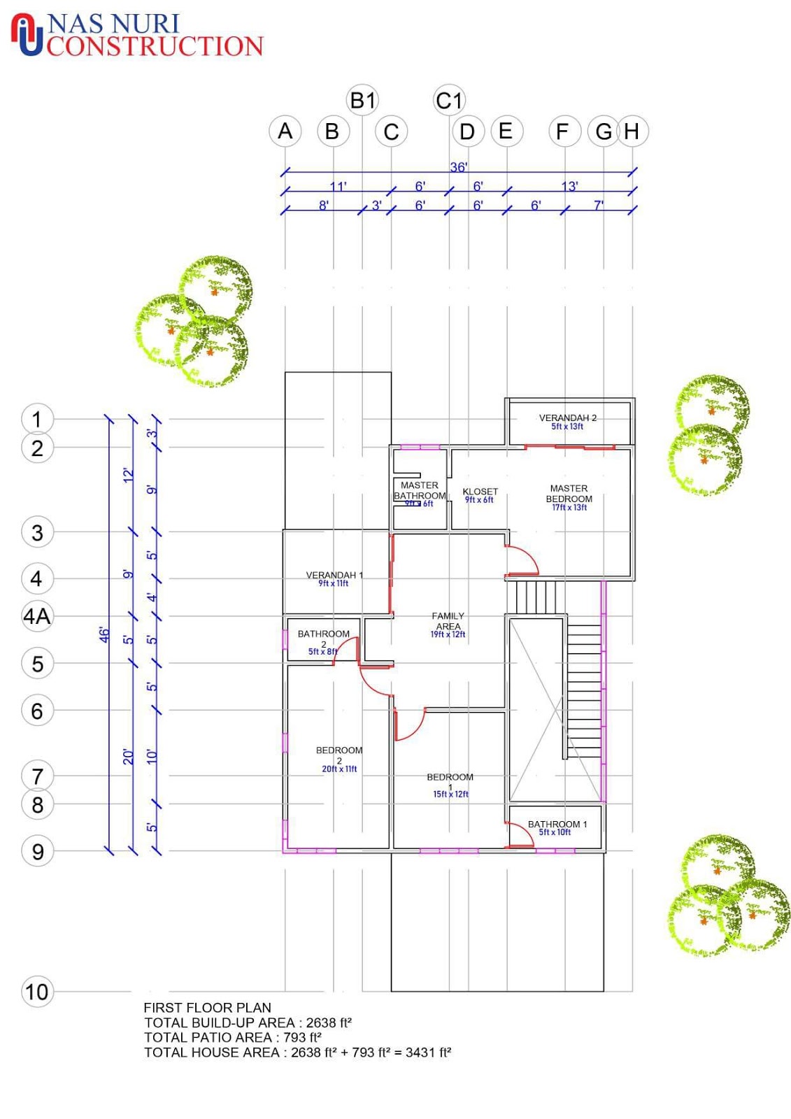 Pelan rumah 2 tingkat 4 bilik tidur 5 bilik air. Resort ...