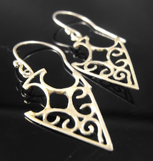 celtic sterling silver dangle earrings