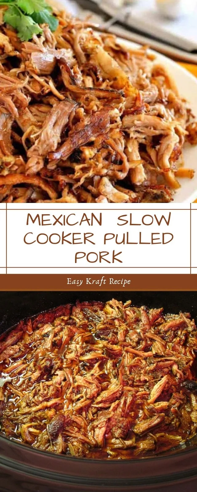 MEXICAN  SLOW COOKER PULLED PORK