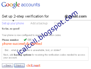 Setup Your Phone - Protect Google Account With 2-Step Verification