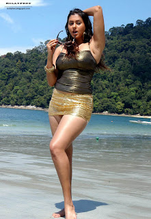 Tamil Actress Namitha Hot photo on the beach