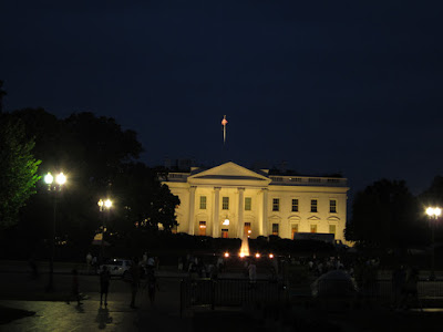 White House at night