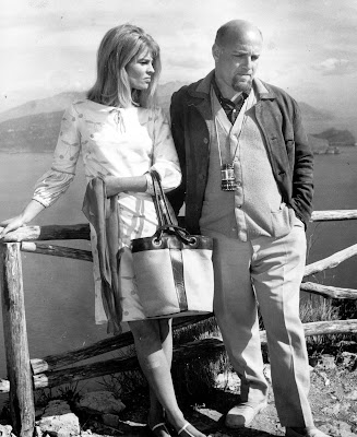 Julie Christie on set with director John Schlesinger in Darling 1965 